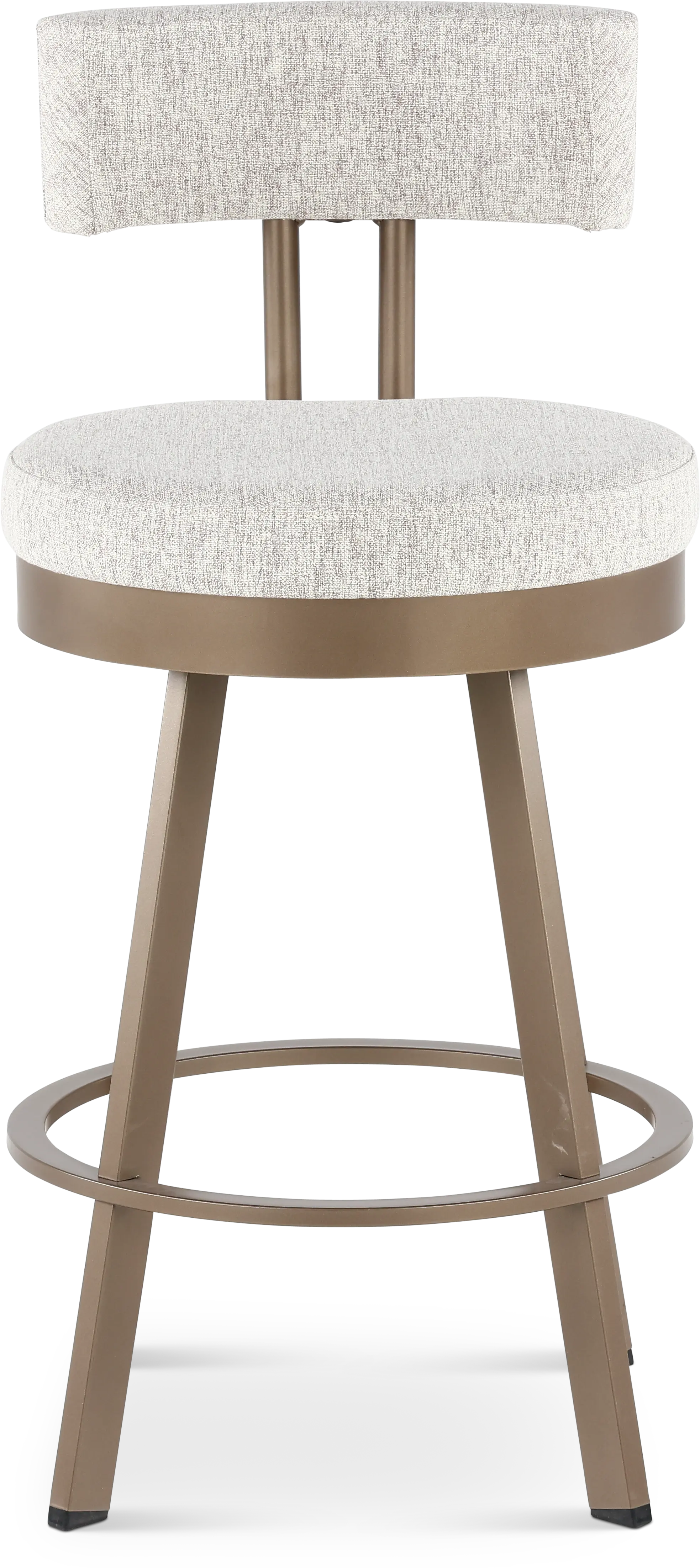 Barry Brown and Bronze Swivel Counter Height Stool-4