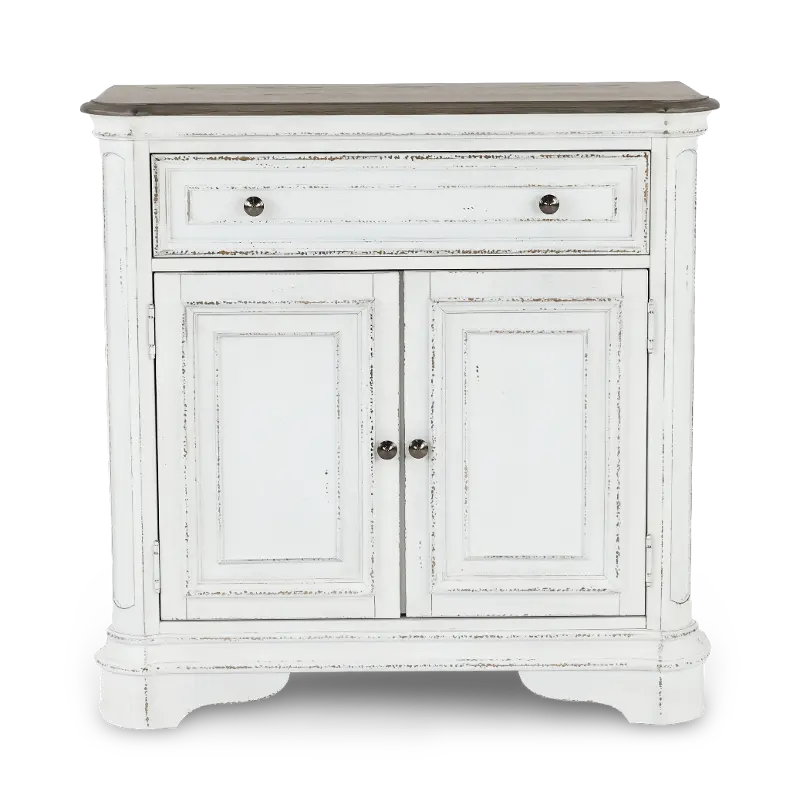 Magnolia Manor Antique White Cabinet