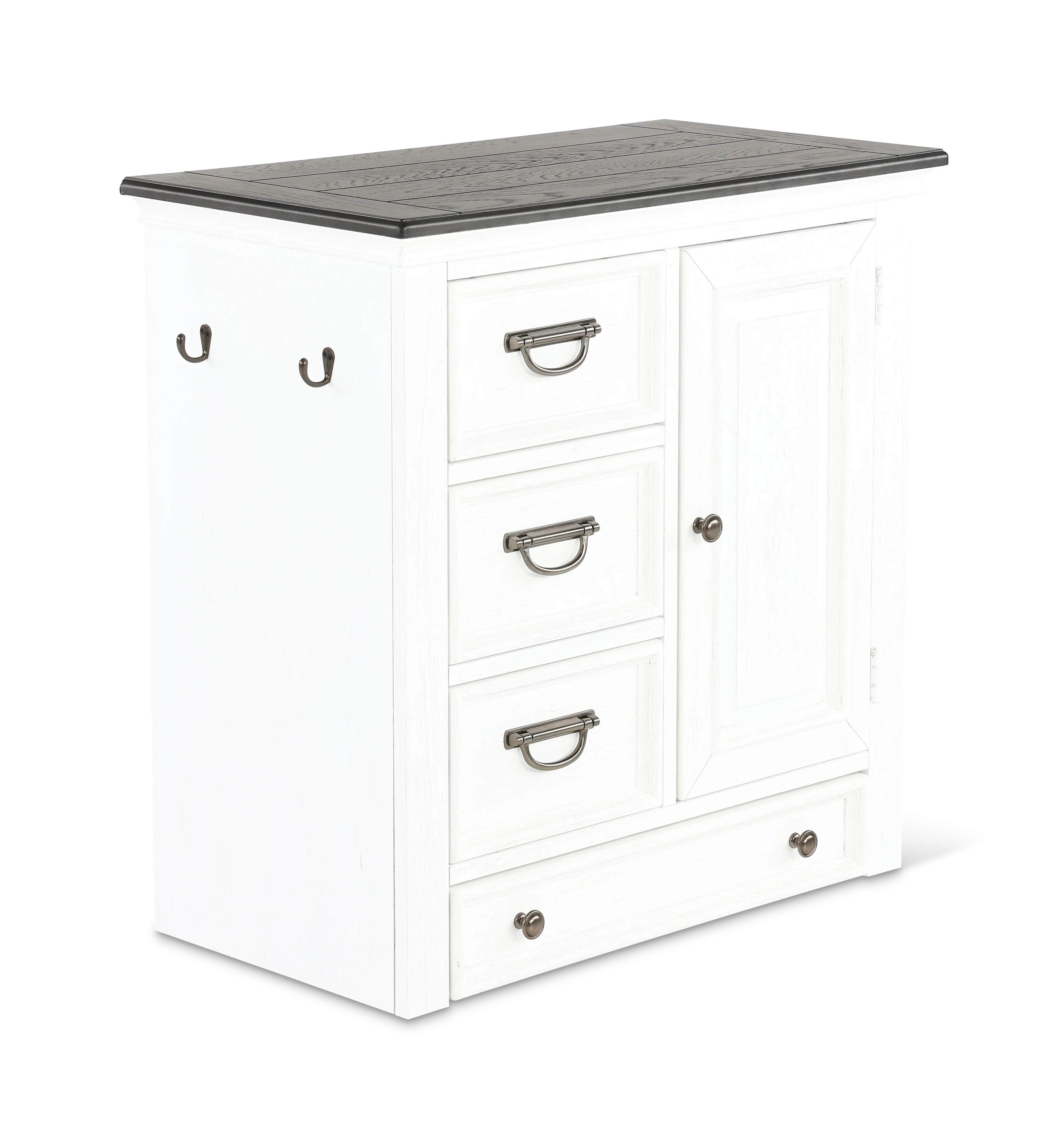 417-PF1000/PET-CAB White Pet Feeder Cabinet-4