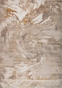 Paris 5 x 8 Beige Brown Area Rug