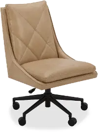Copley Tan Caster Office Chair