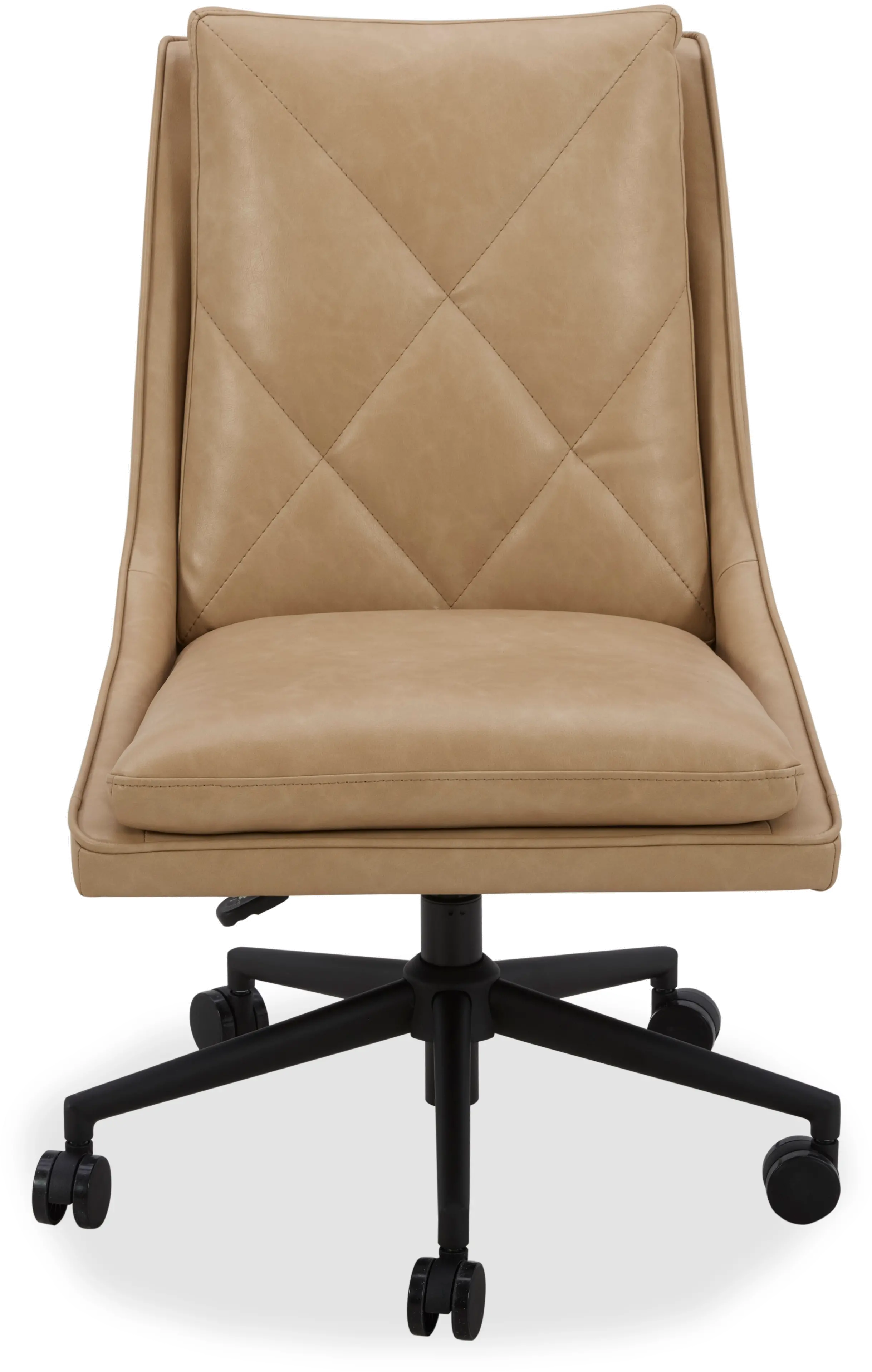 Copley Tan Caster Office Chair-2