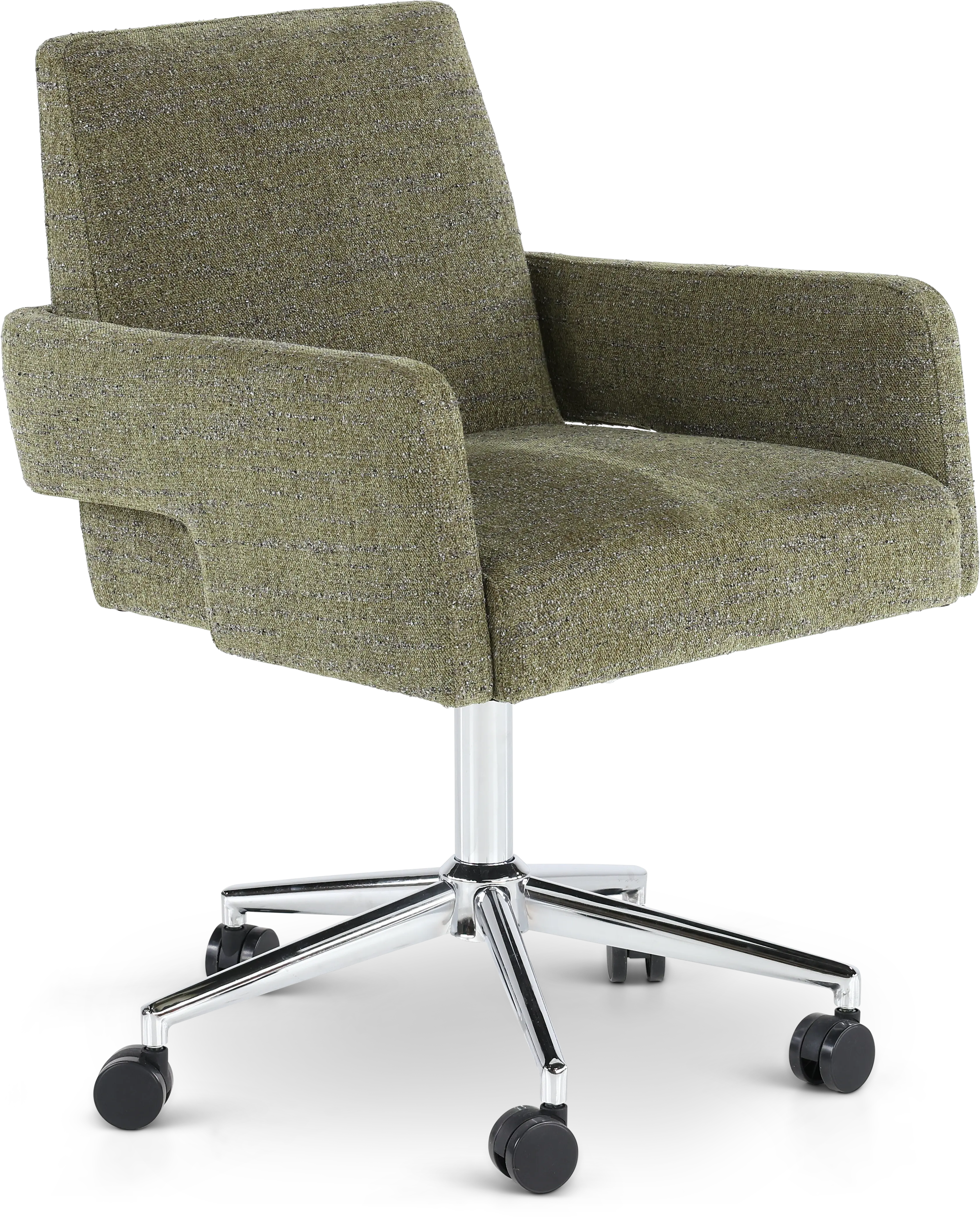 Copley Mellow Forest Green Caster Office Chair-4