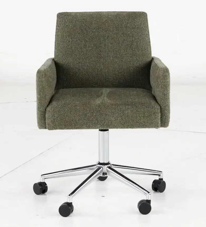 Copley Mellow Forest Green Caster Office Chair-5