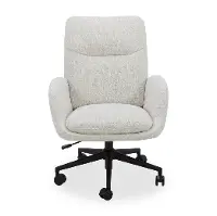Copley Nathan Off-White Office Chair
