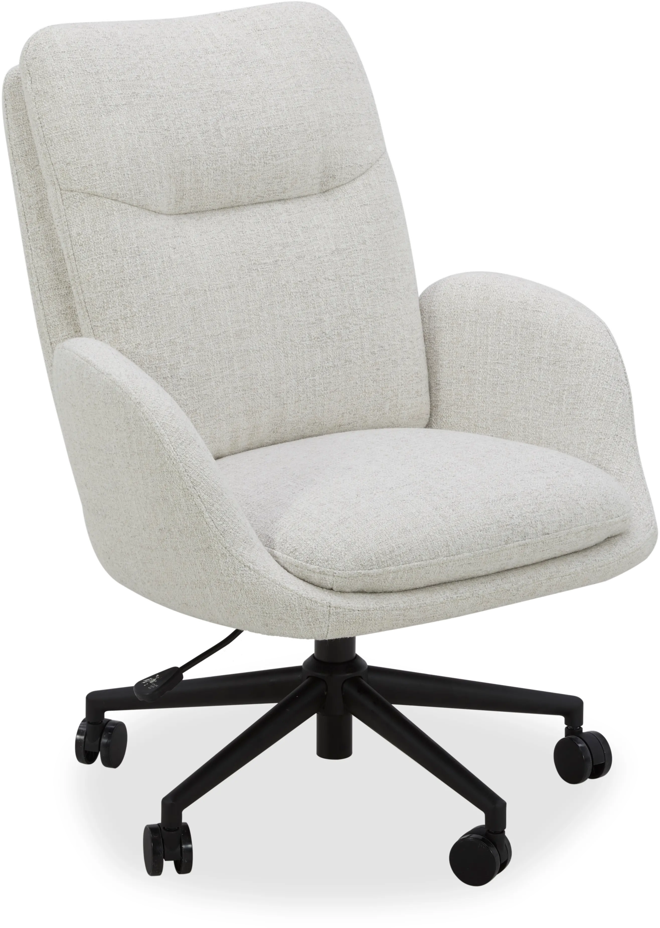 Copley Nathan Off-White Office Chair-3
