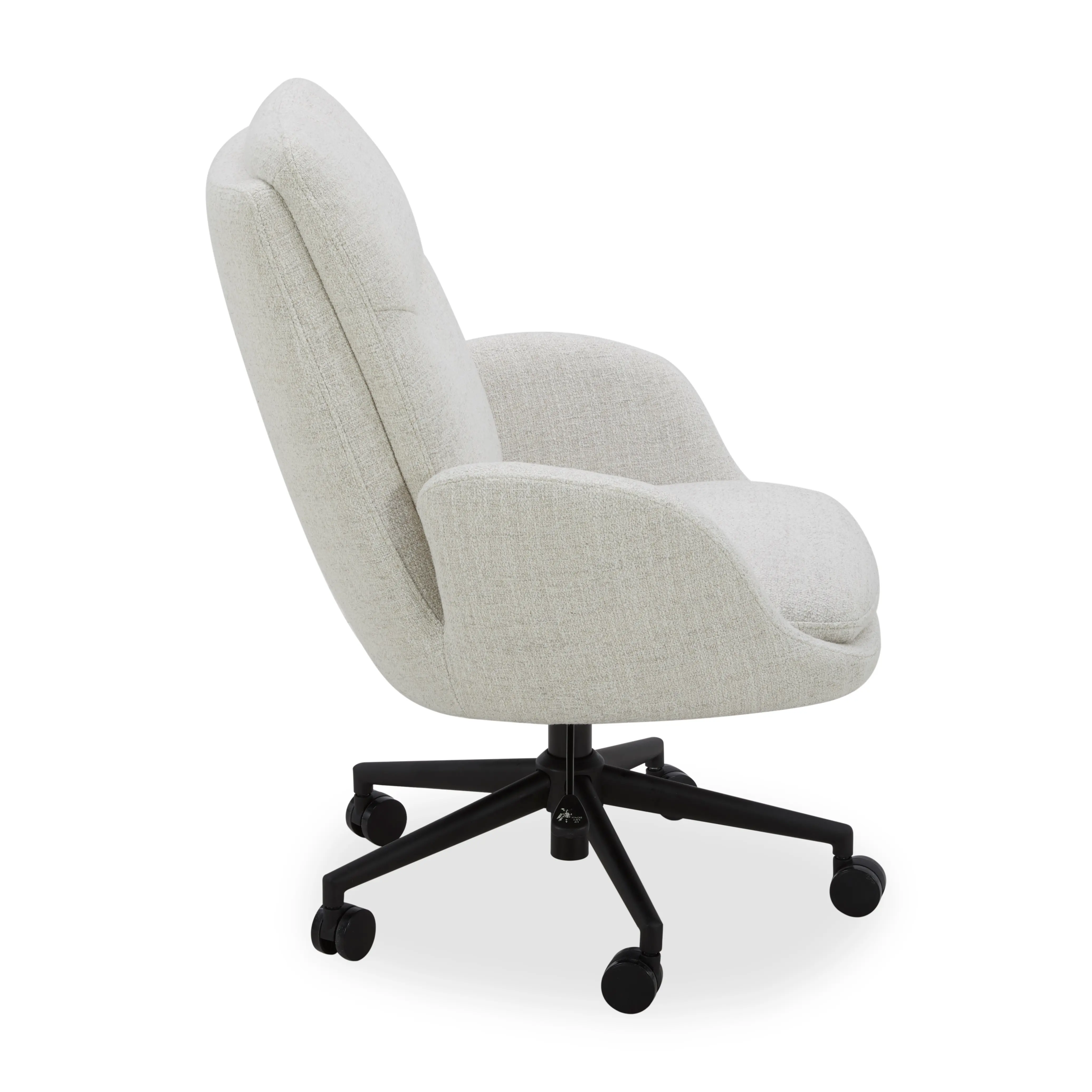 Copley Nathan Off-White Office Chair-5