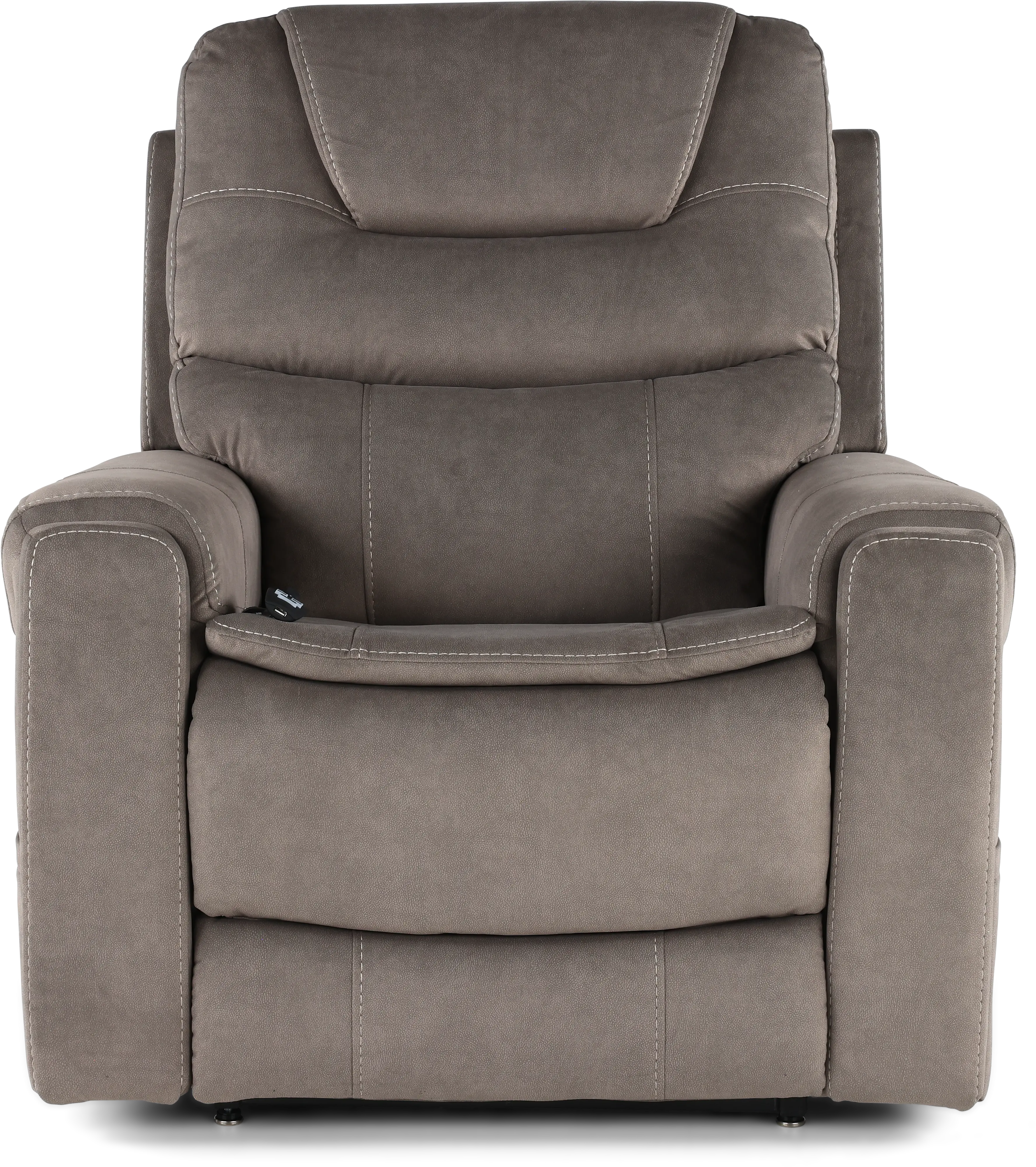 Arula Elephant Gray Power Lift Recliner-1