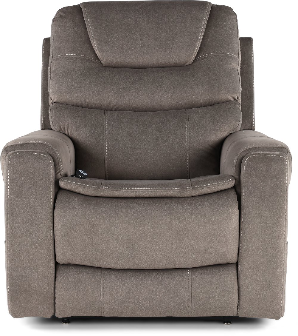 Arula Elephant Gray Power Lift Recliner