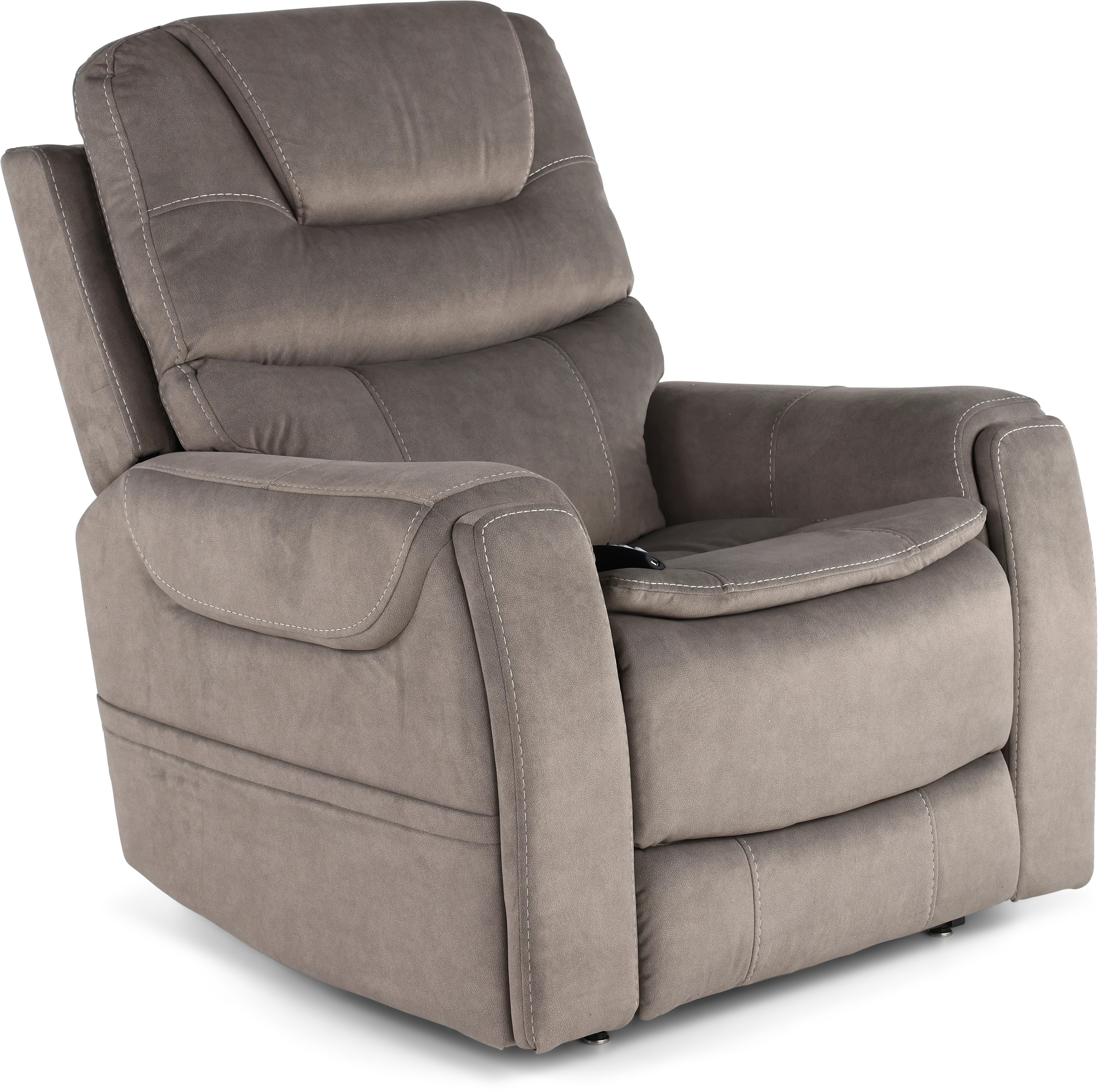 Arula Elephant Gray Power Lift Recliner-4