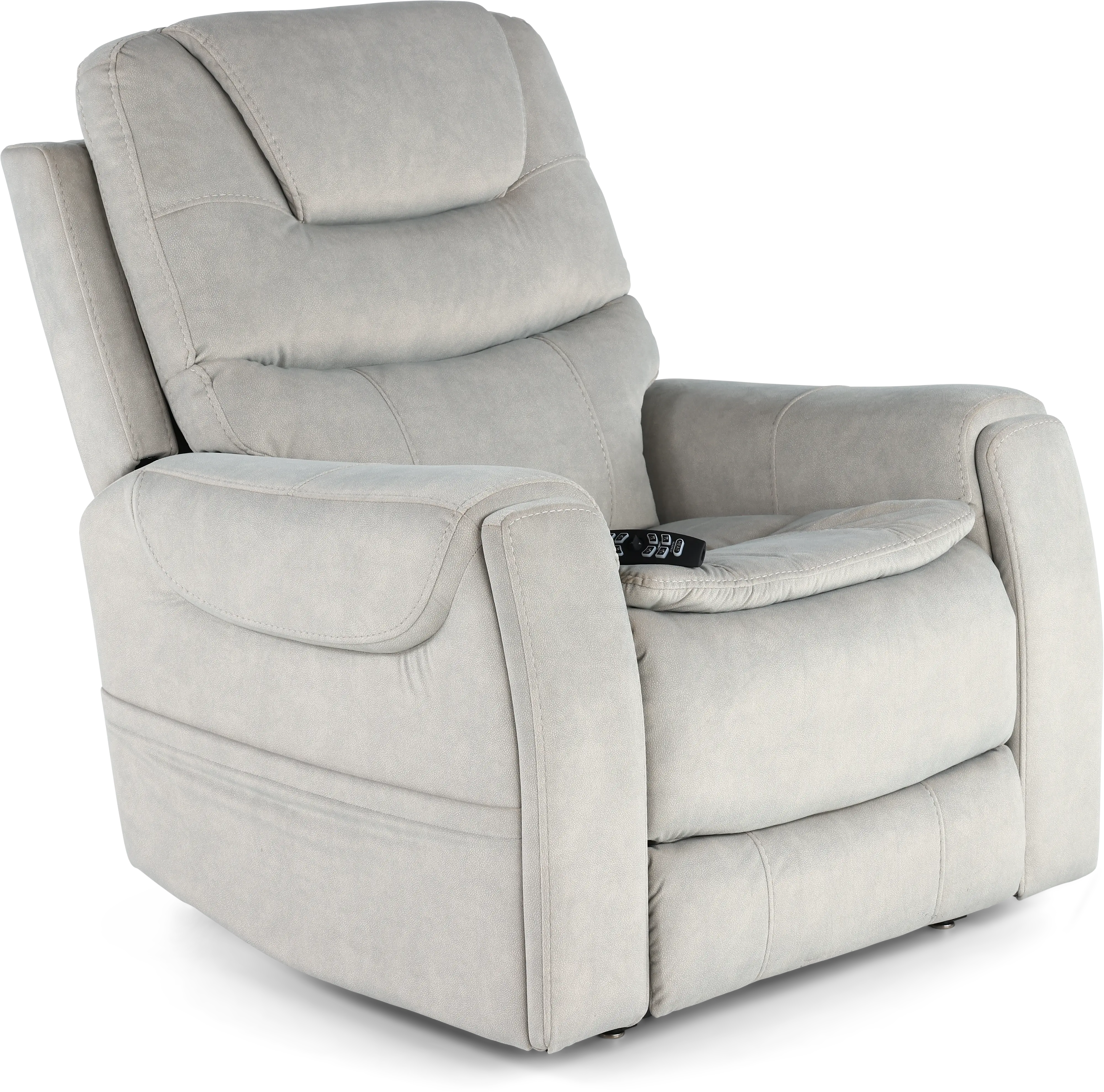 Arula Dove Gray Power Lift Recliner-4