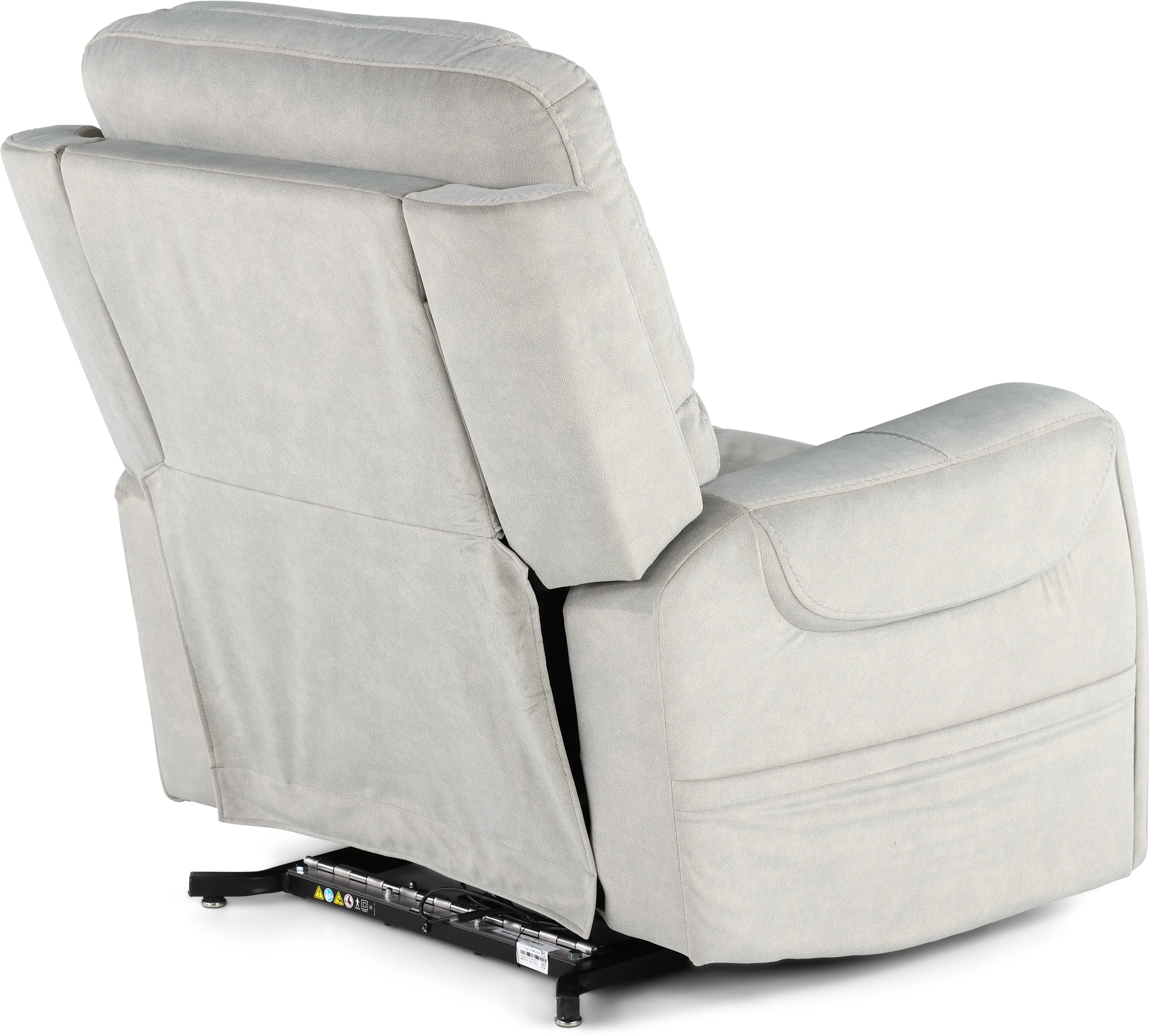 Arula Dove Gray Power Lift Recliner-8
