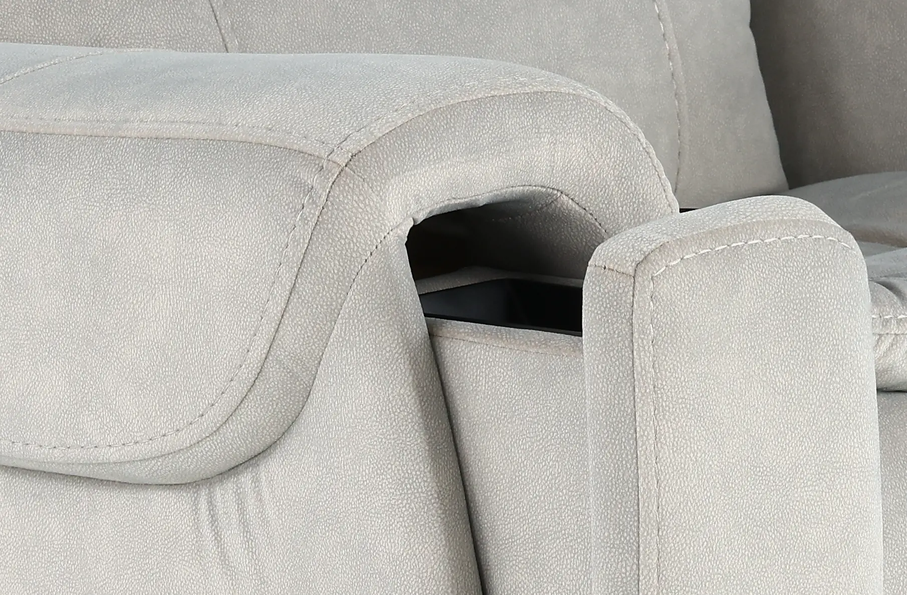 Arula Dove Gray Power Lift Recliner-9