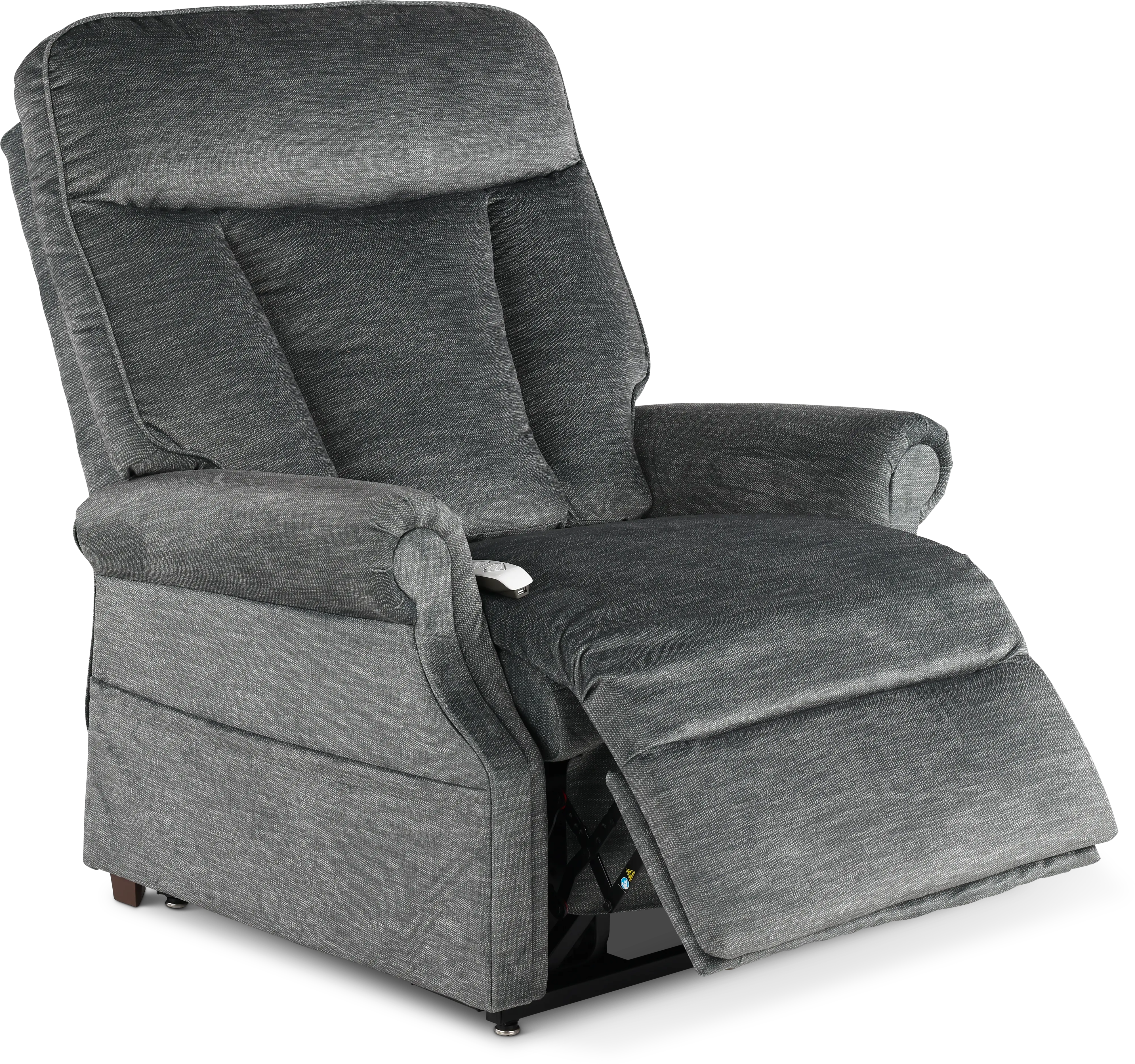 Darby Pewter Gray Power Lift Recliner-4