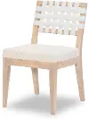 Biscayne Natural Pearl and Linen Dining Chair