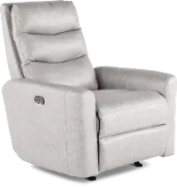 62620-2/1419-18 Jet Silver Power Rocker Recliner