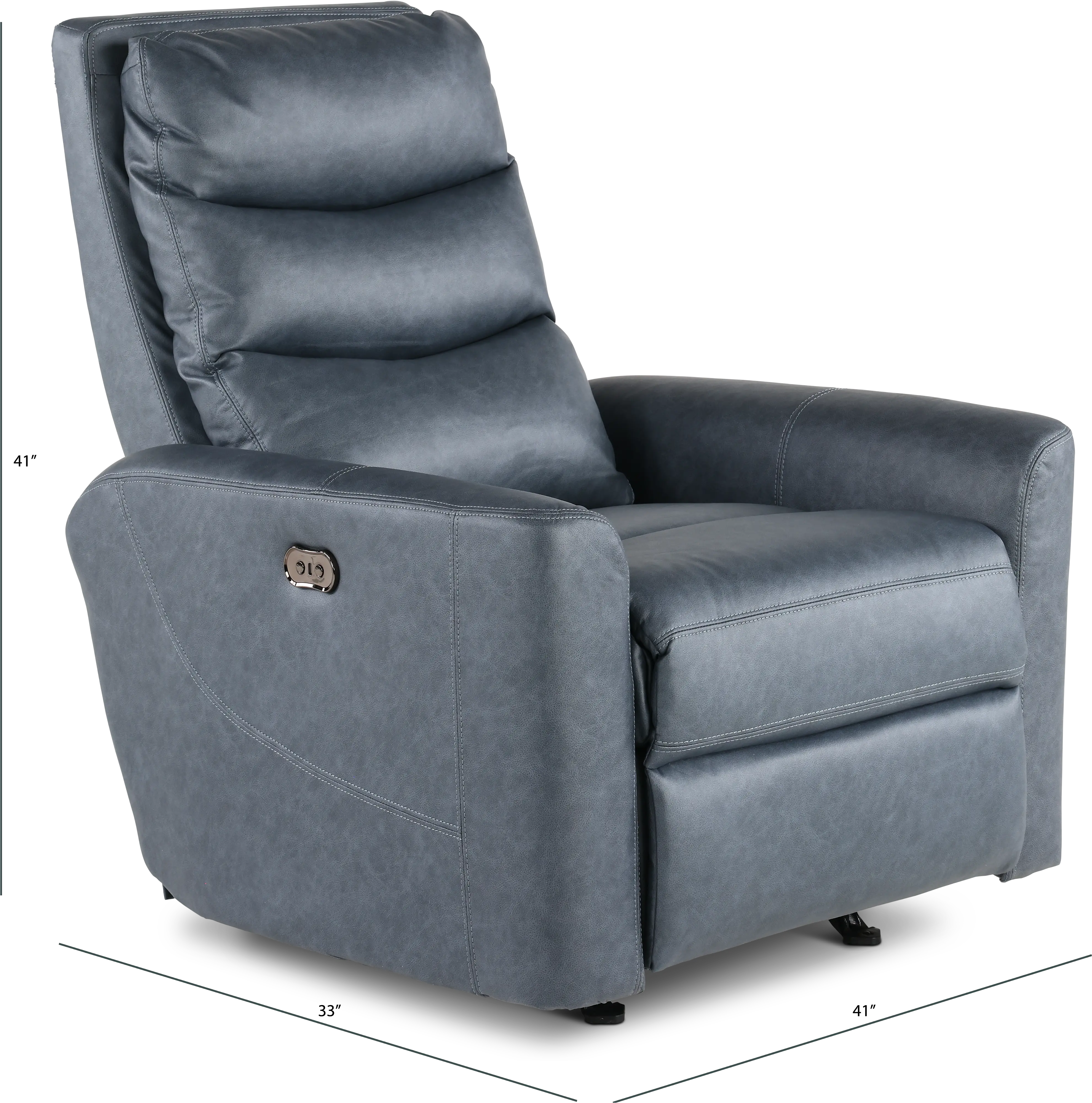 62620-2/1419-53 Jet Dark Gray Power Rocker Recliner-3