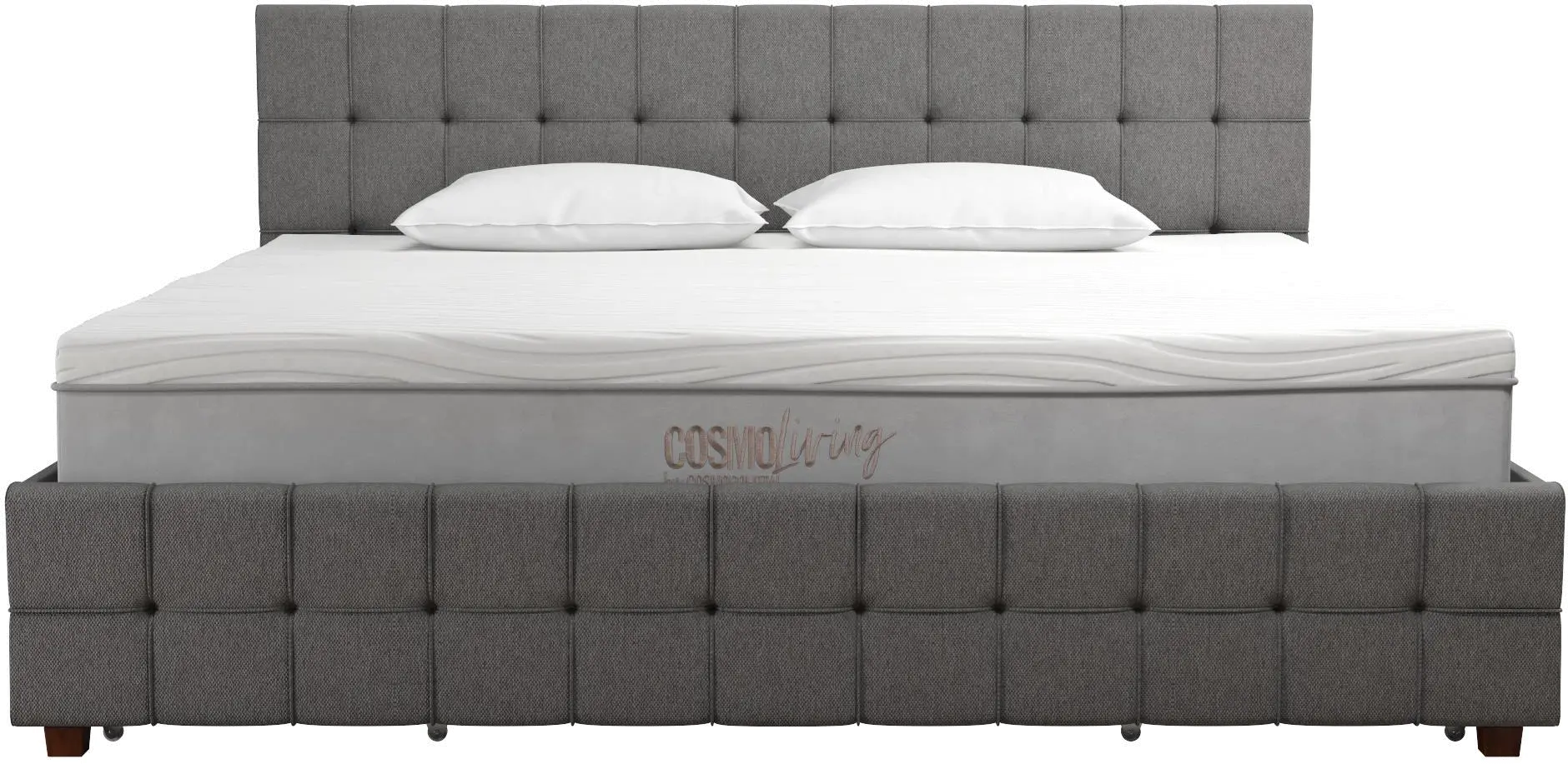 Elizabeth Gray King Upholstered Bed with Storage-1