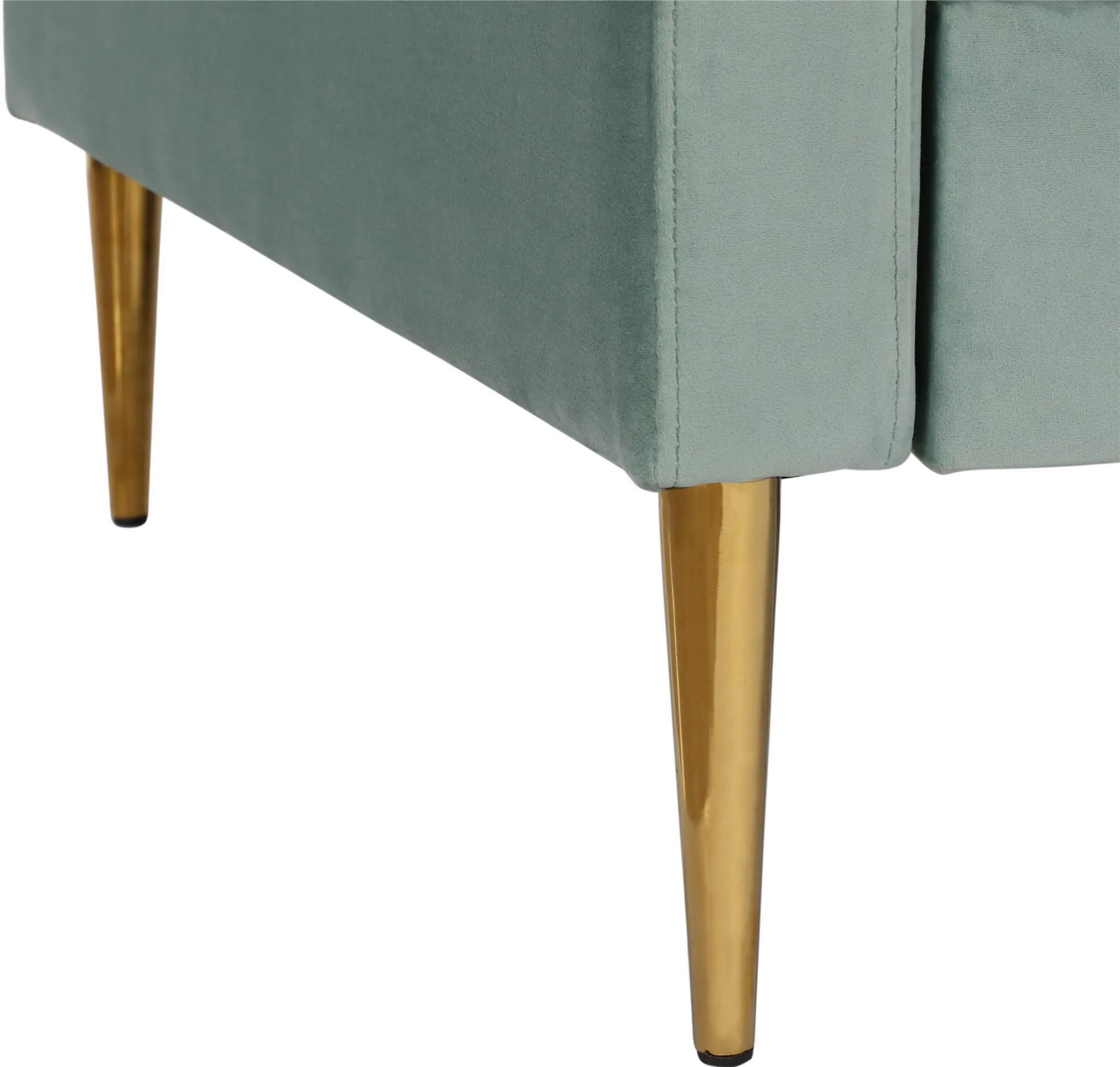 Highland Green Velvet Sofa-4