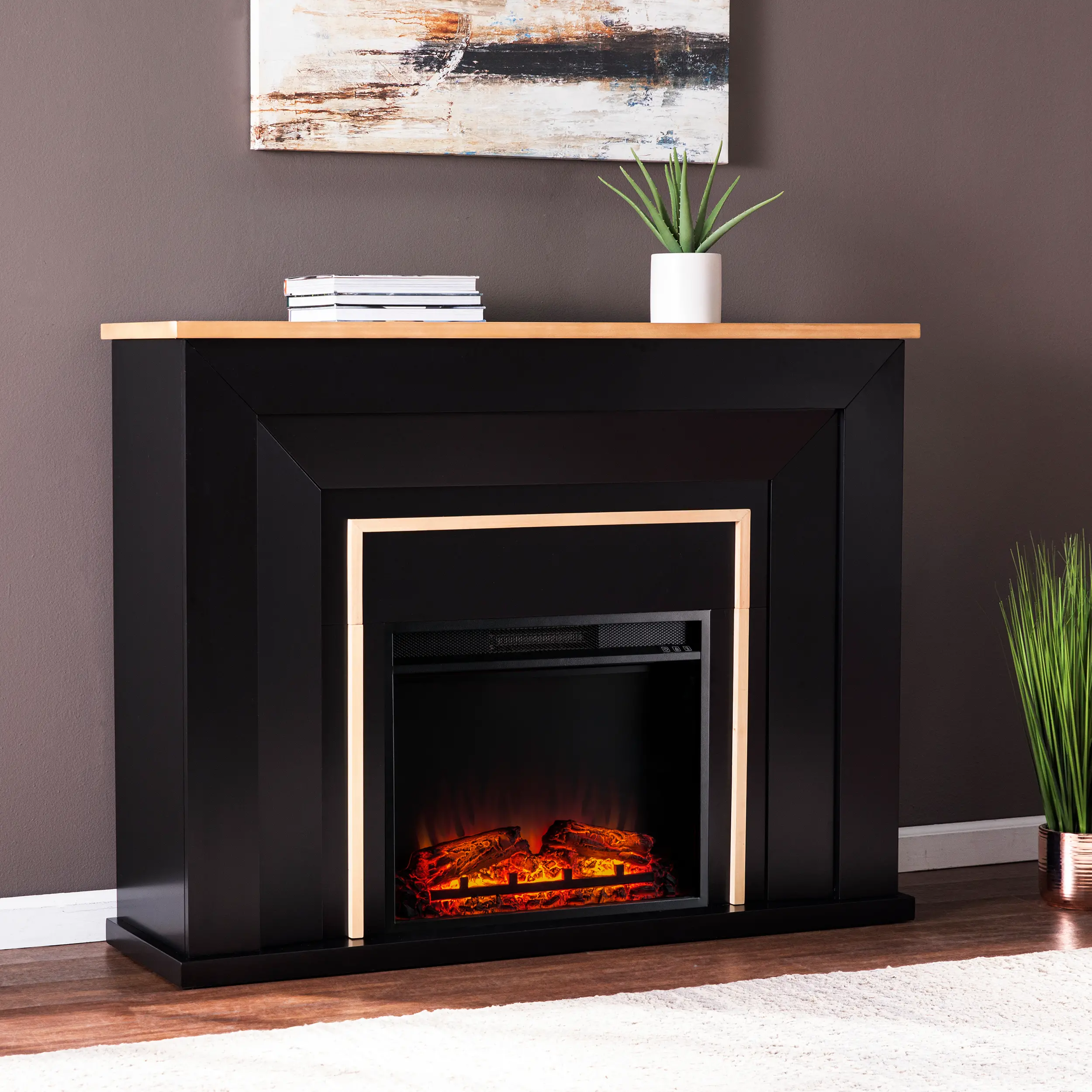 FP1095859 Cardington Black Electric Fireplace-2