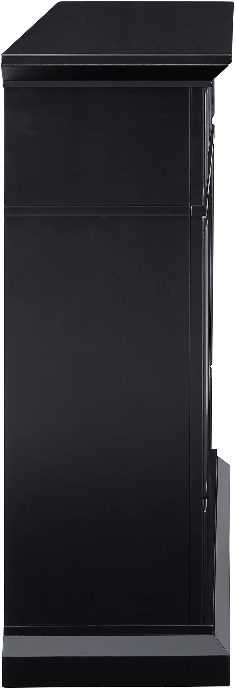 FP1080859 Drovling Black & Marble Electric Fireplace-3