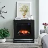 FR1063059 Frescan Black Touch Screen Electric Fireplace