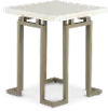 Manhattan Onyx and Gold End Table