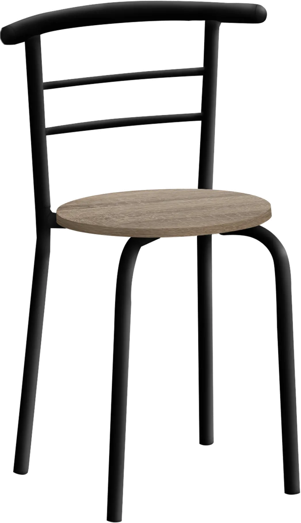 Avery Taupe and Black 3 Piece Dining Set-6