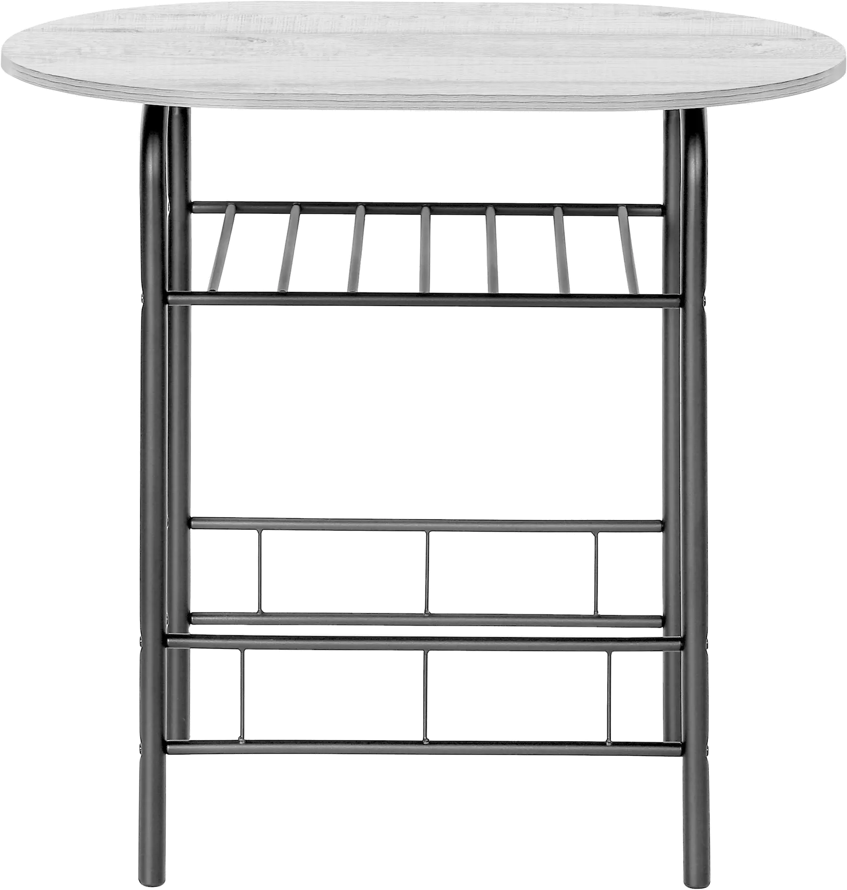 Avery Gray and Black 3 Piece Dining Set-4
