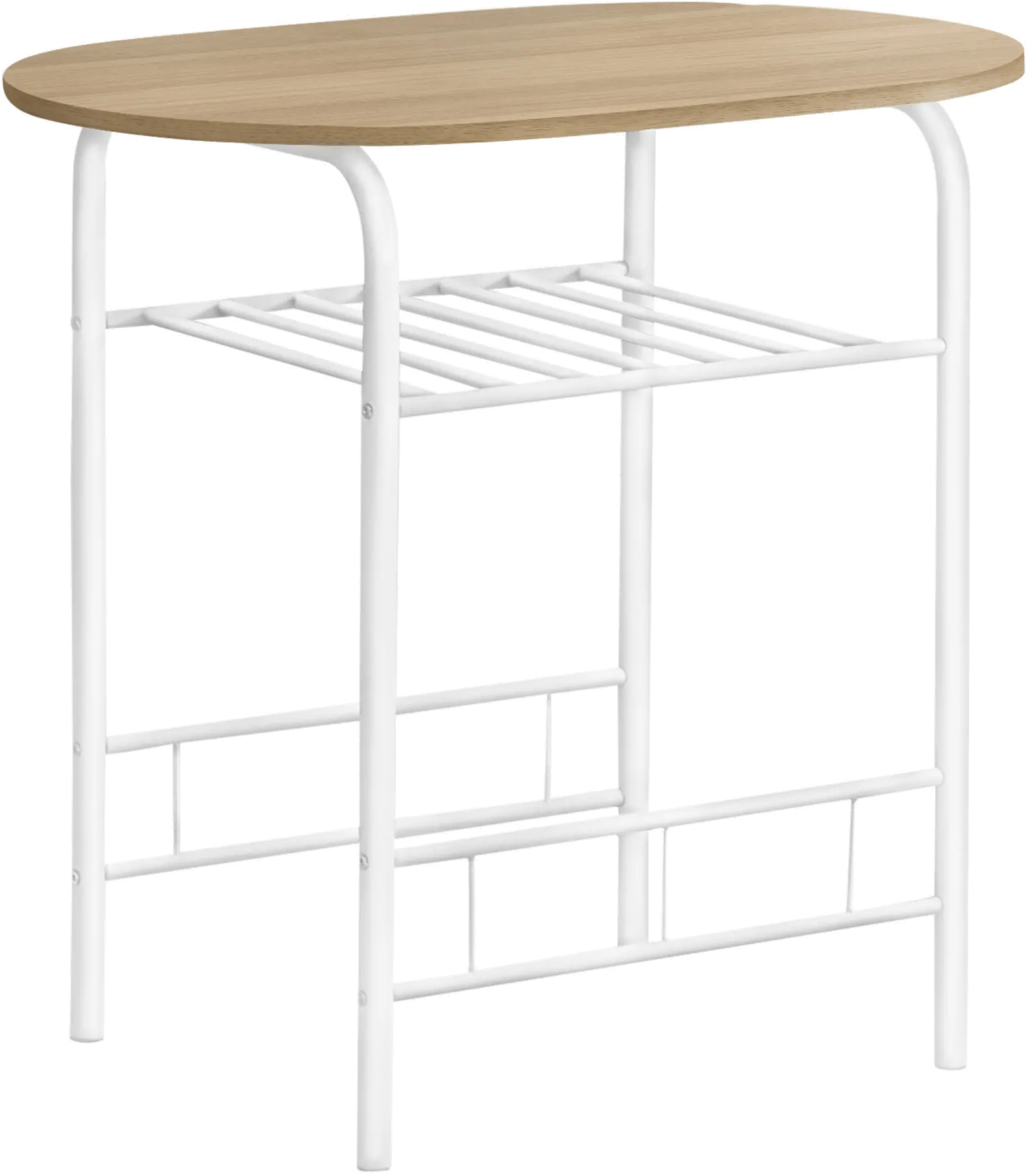 Avery Natural and White 3 Piece Dining Set-5