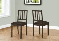 Laina Brown Dining Chair, Set of 2