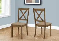 Malina Walnut Brown Dining Chair, Set of 2