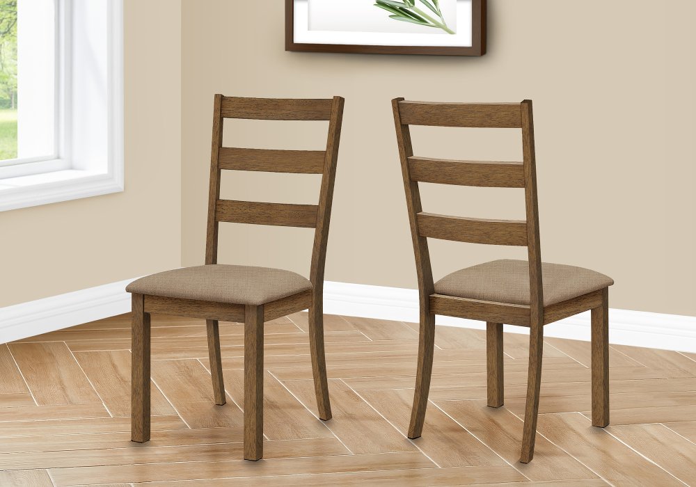 Malina Walnut Brown Dining Chair Set of 2