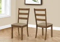 Malina Walnut Brown Dining Chair, Set of 2