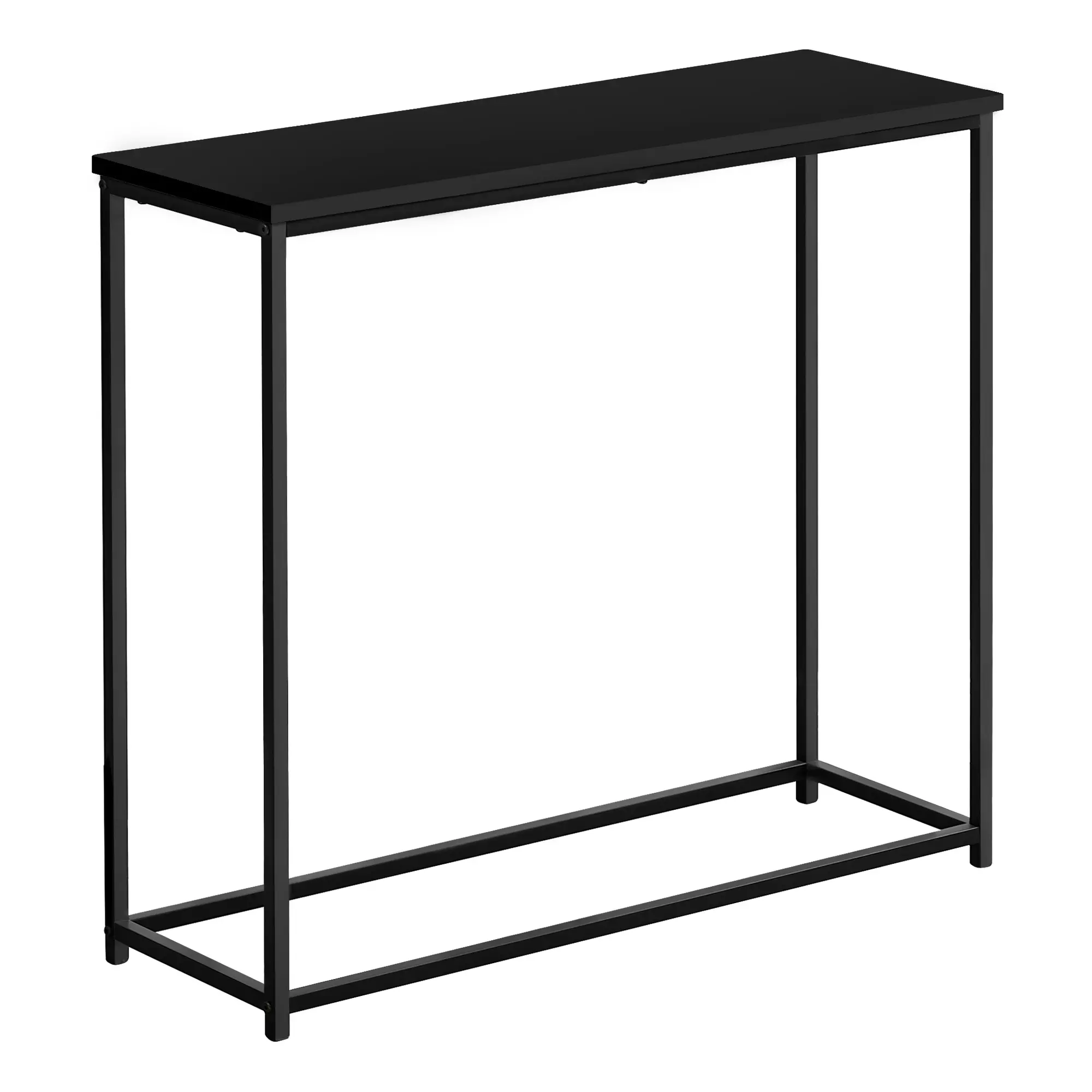 Blaine Gray and Black Narrow Console Table-1