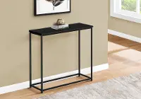 Blaine Gray and Black Narrow Console Table