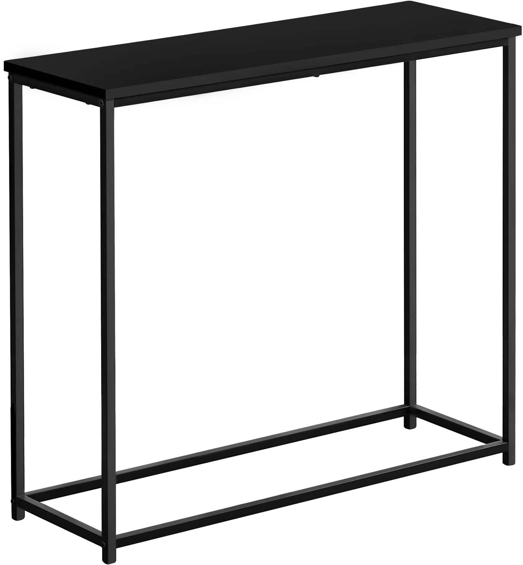 Blaine Gray and Black Narrow Console Table-1
