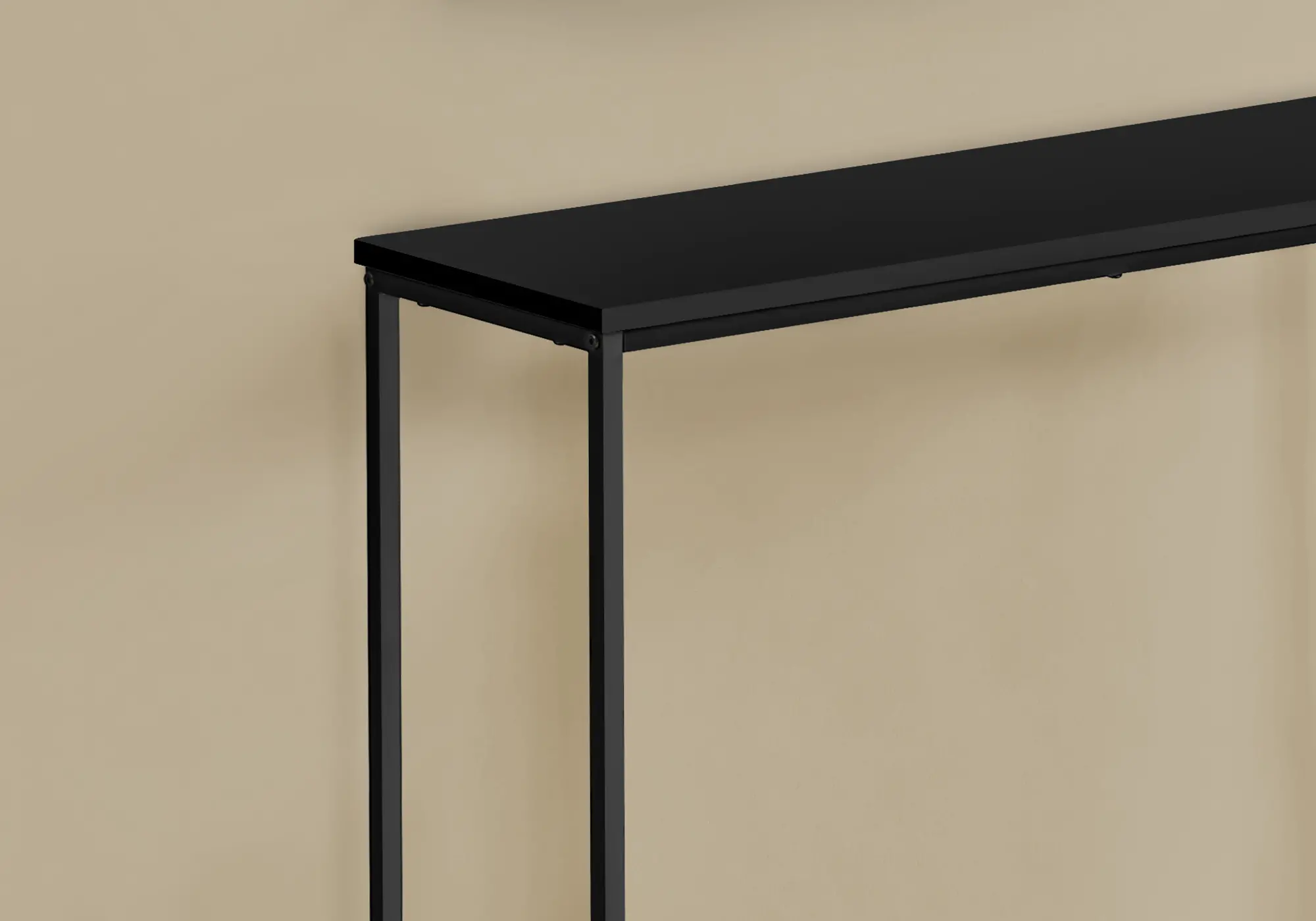 Blaine Gray and Black Narrow Console Table-4