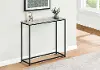 Blaine Gray and Black Narrow Console Table