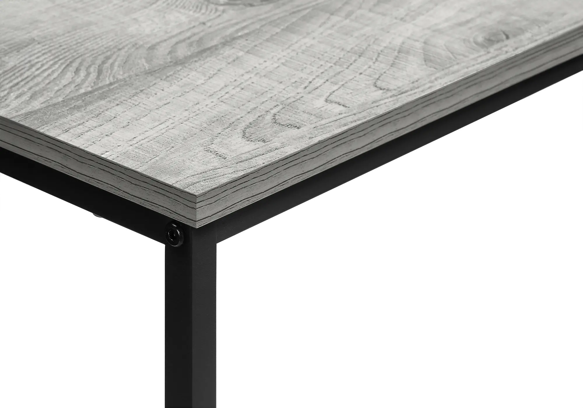 Blaine Gray and Black Narrow Console Table-5