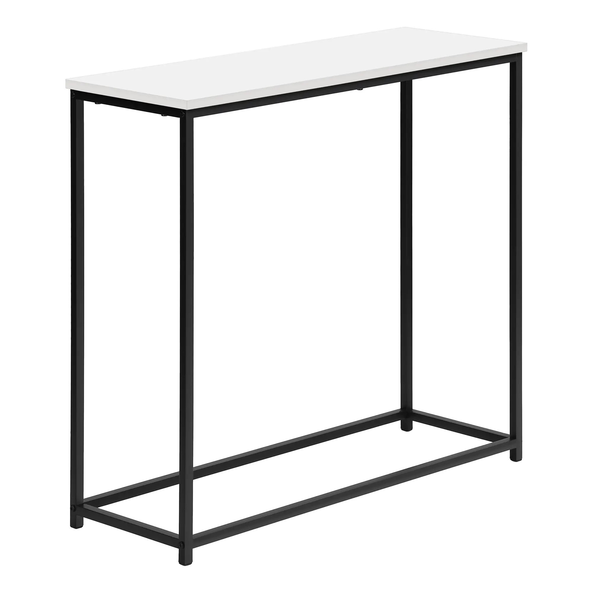 Blaine White and Black Console Table-2