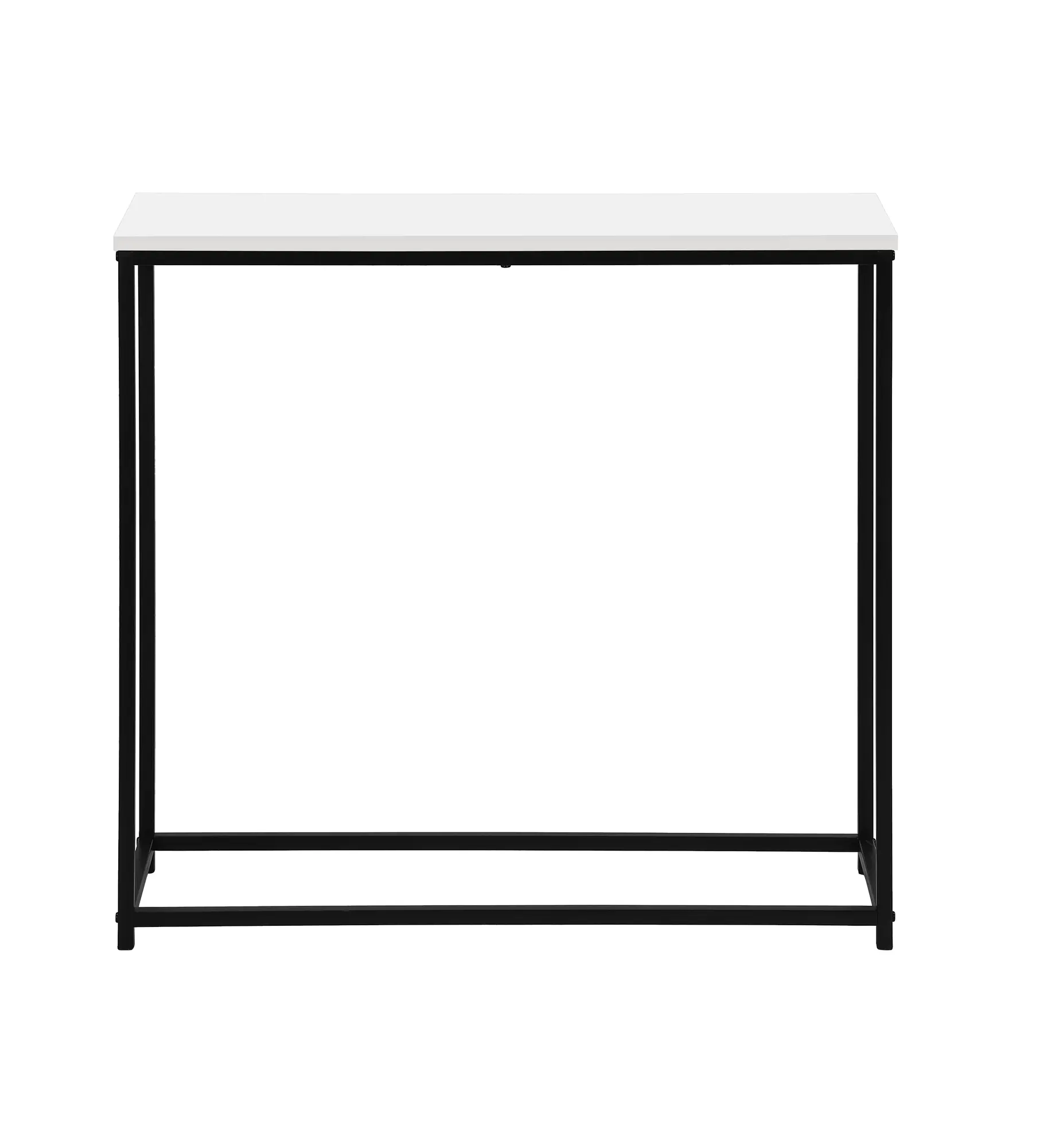 Blaine White and Black Console Table-3