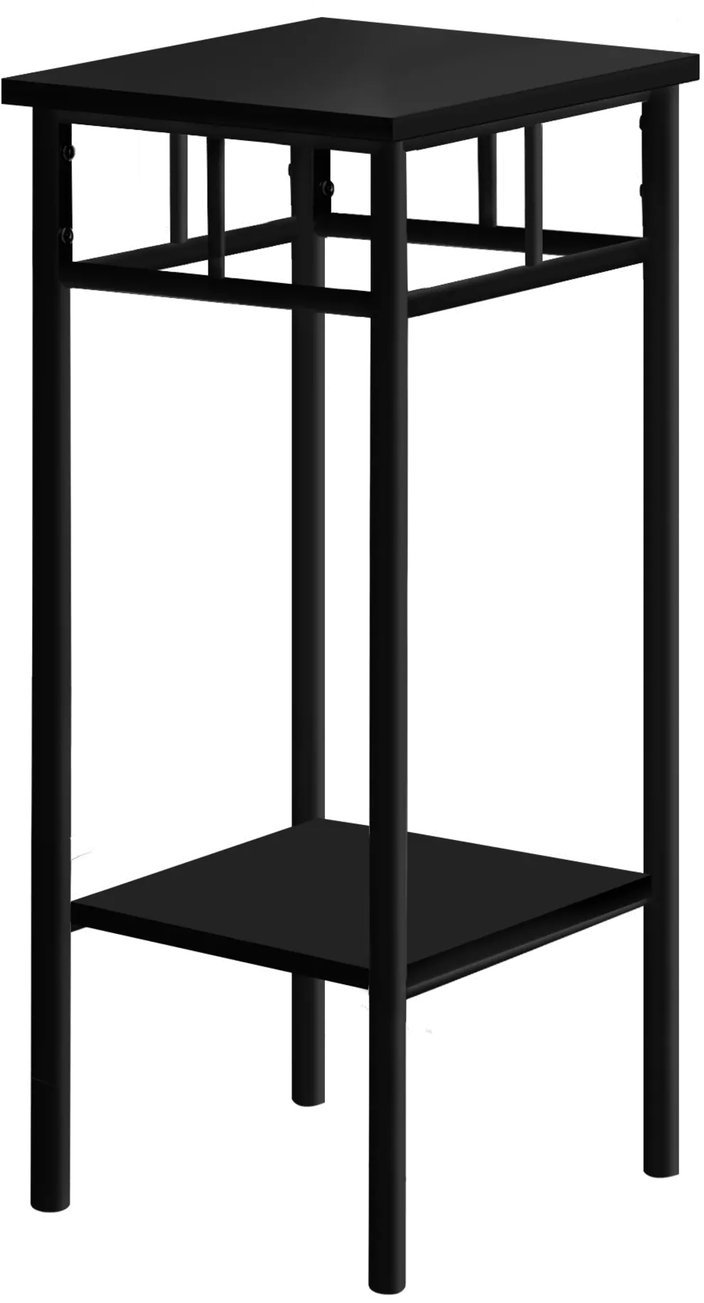 Belle Black Contemporary Accent Table-1