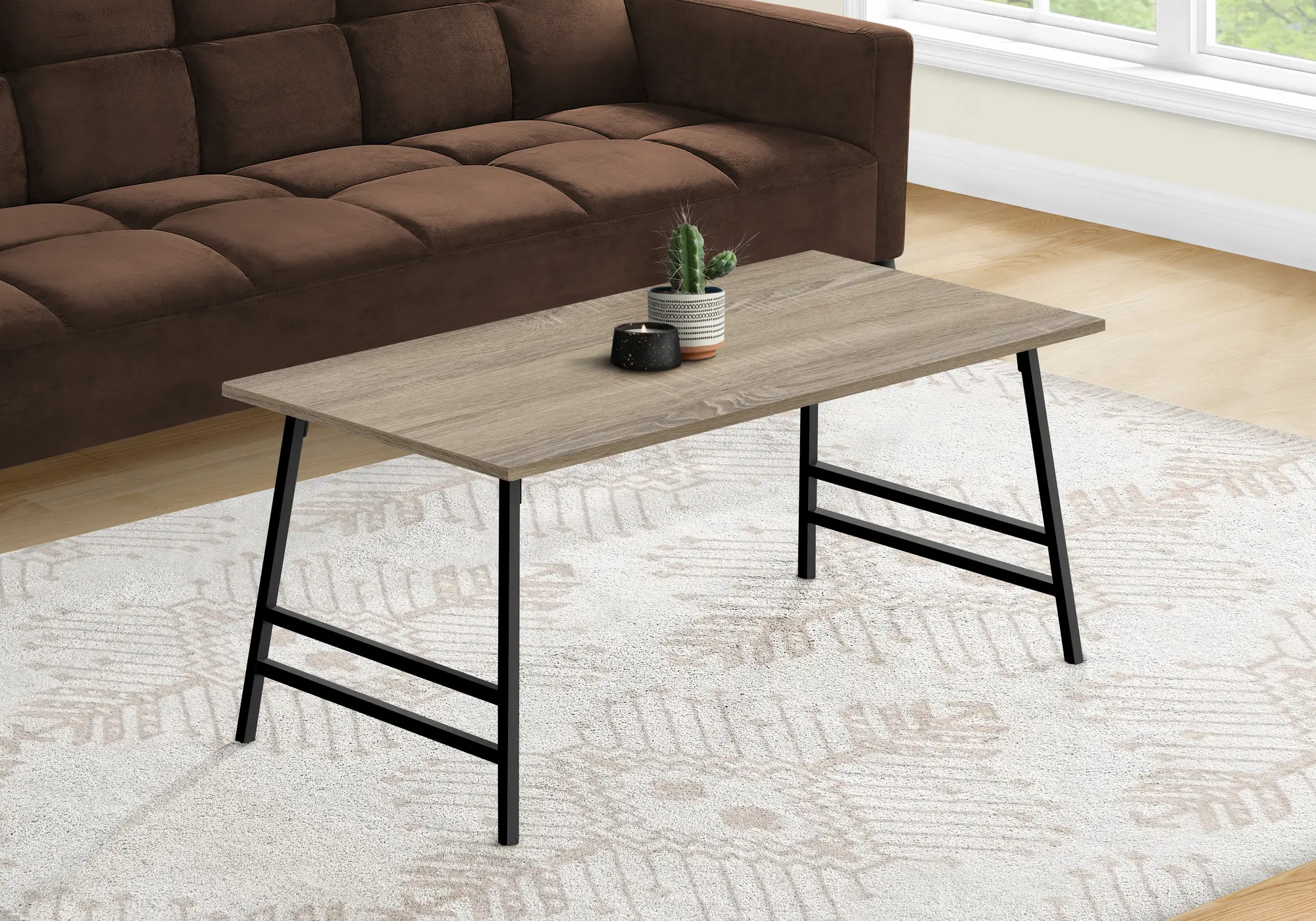Charlie Taupe Coffee Table-2