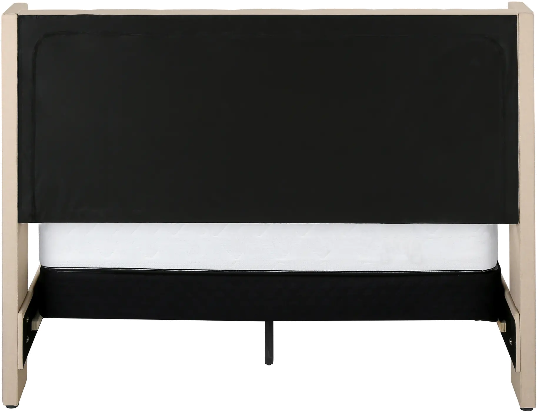 Chadley Beige Linen Upholstered Queen Bed-5