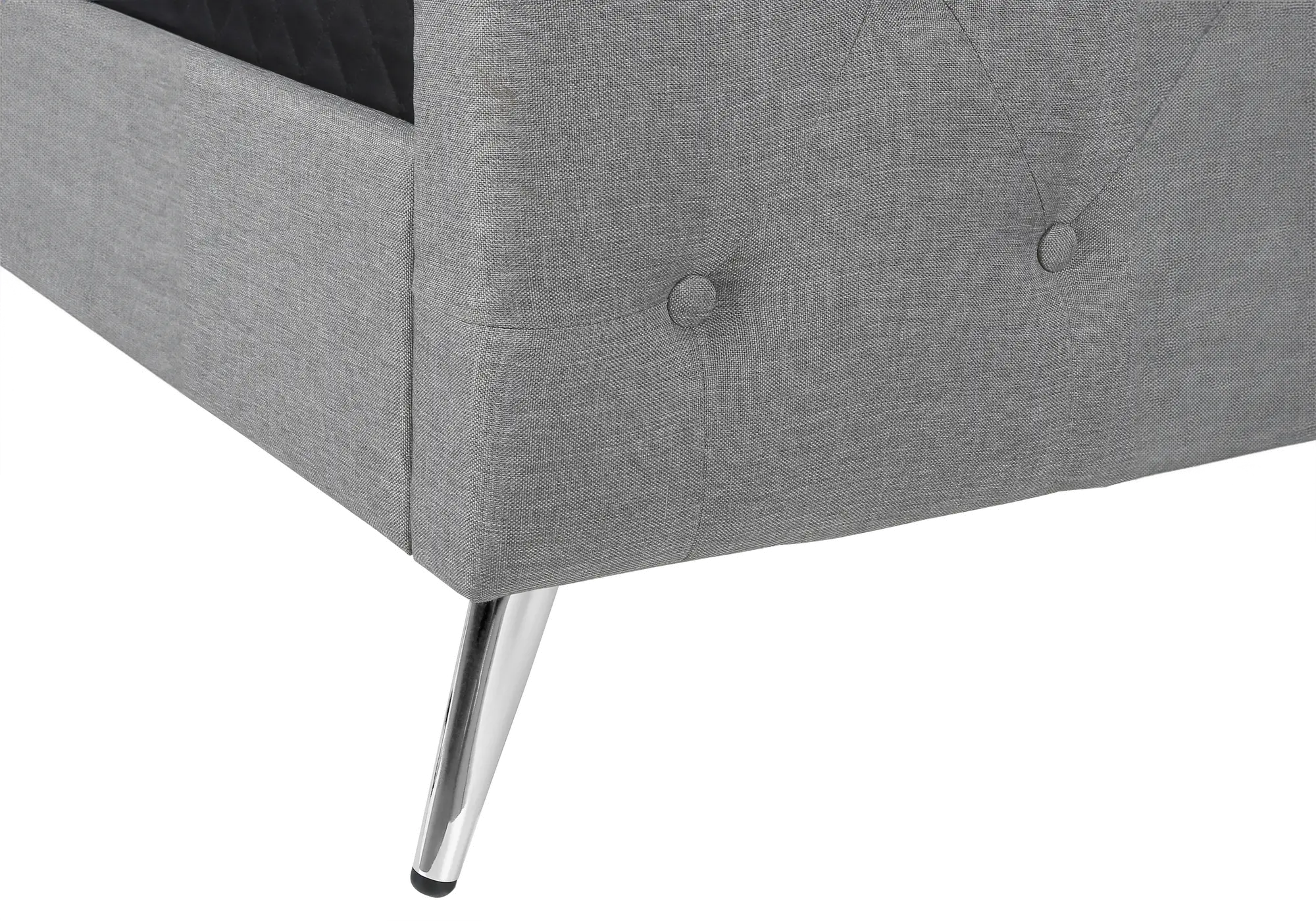 Grace Gray Queen Upholstered Bed-8