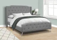 Grace Gray Upholstered Queen Bed