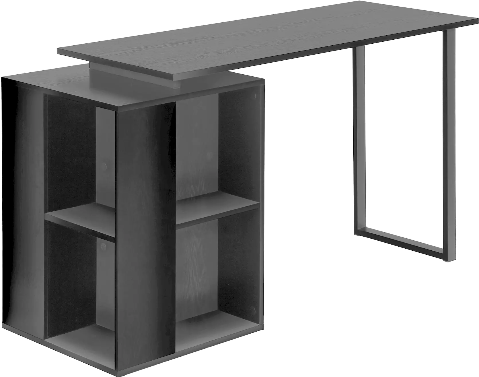 Phineas Black 55-Inch Home Office Desk-3