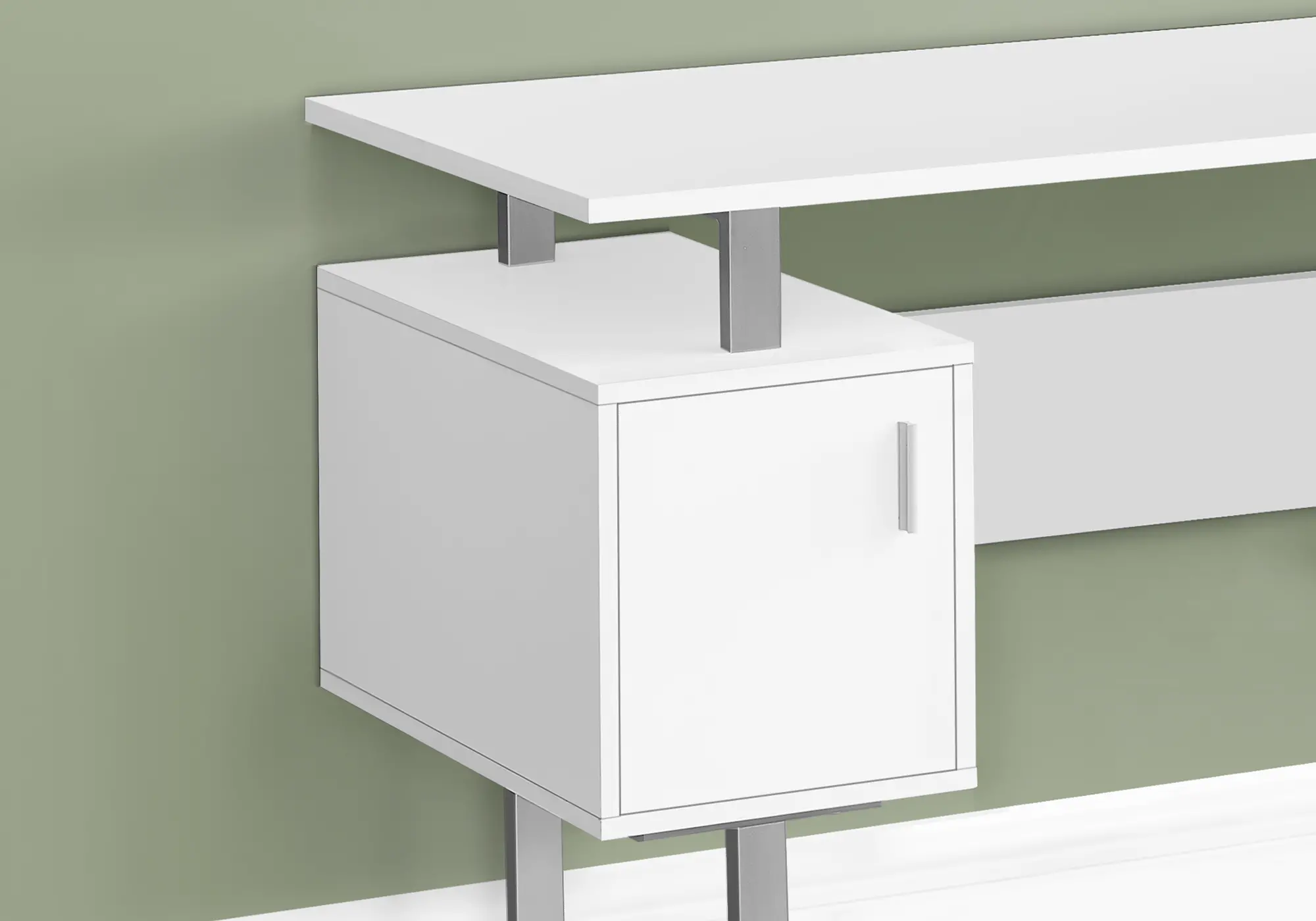 Billie White 48-Inch Modern Office Desk-3