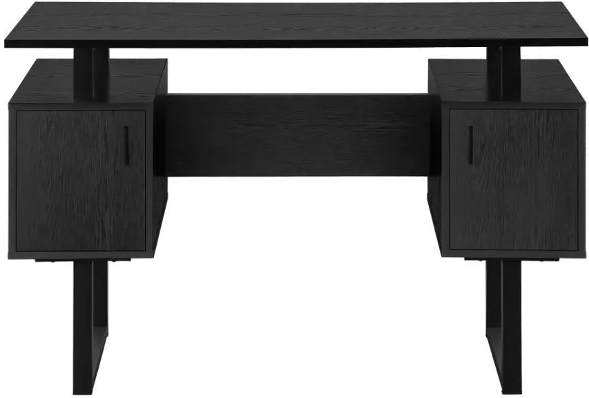 Billie Black 48-Inch Modern Office Desk-1